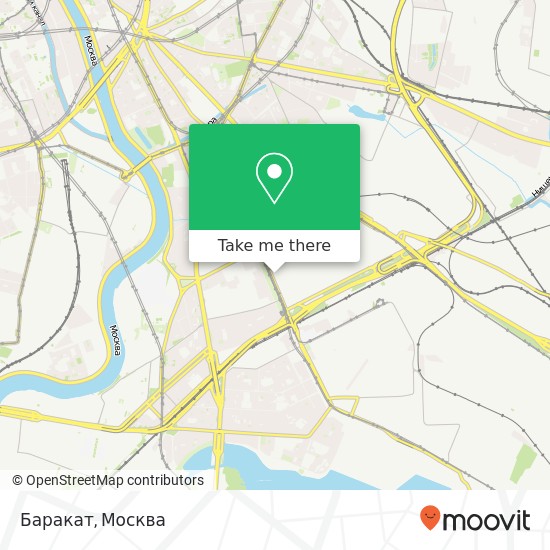 Карта Баракат, Москва 115088