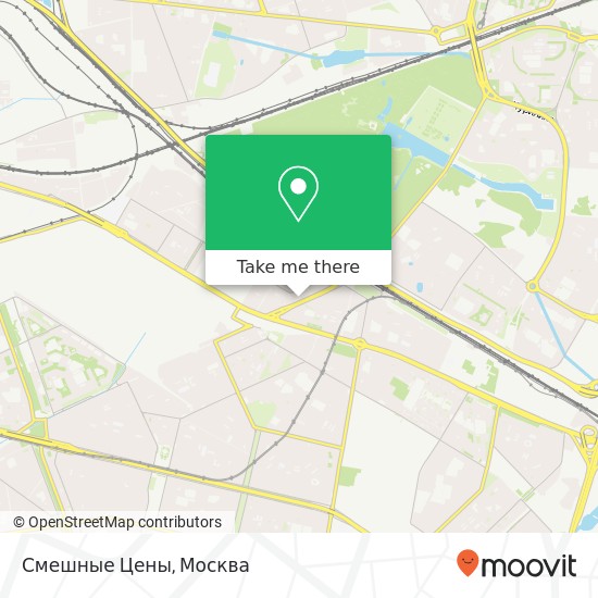 Карта Смешные Цены, улица Паперника Москва 109456