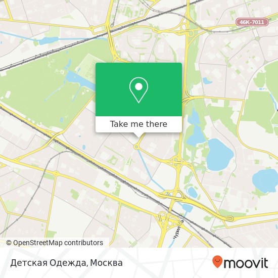 Карта Детская Одежда, Москва 111538