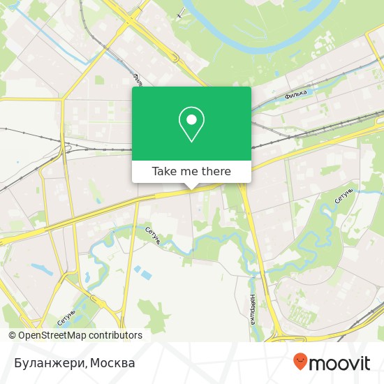 Карта Буланжери, Можайское шоссе, 9 Москва 121471