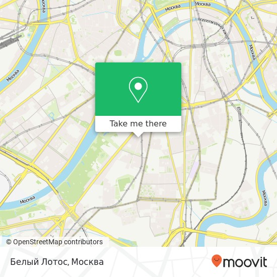 Карта Белый Лотос, Москва 119049