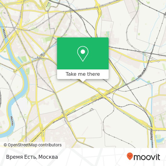 Карта Время Есть, Новоостаповская улица Москва 109316