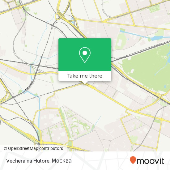 Карта Vechera na Hutore, Рязанский проспект Москва 109428