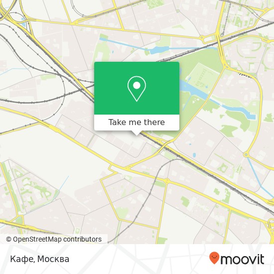 Карта Кафе, 1-й Вешняковский проезд Москва 109456