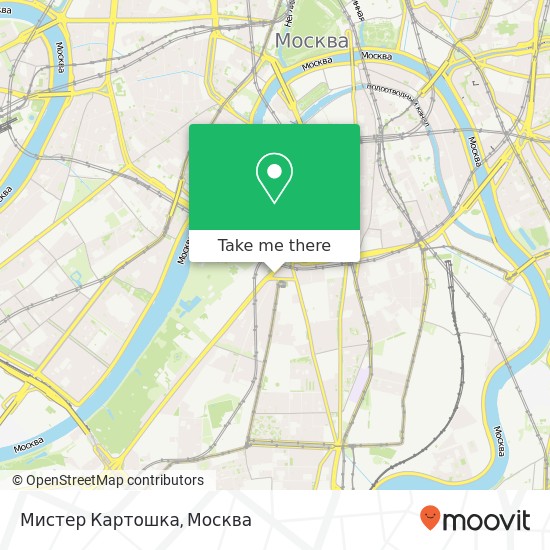 Карта Мистер Картошка, Москва 119049