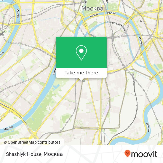 Карта Shashlyk House, Москва 119049