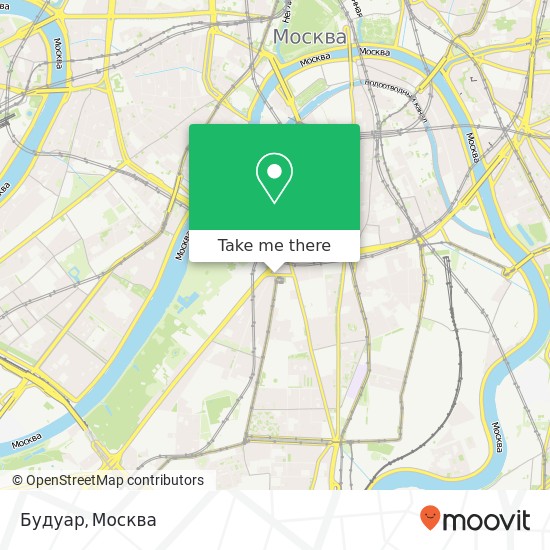 Карта Будуар, проезд Апакова Москва 119049