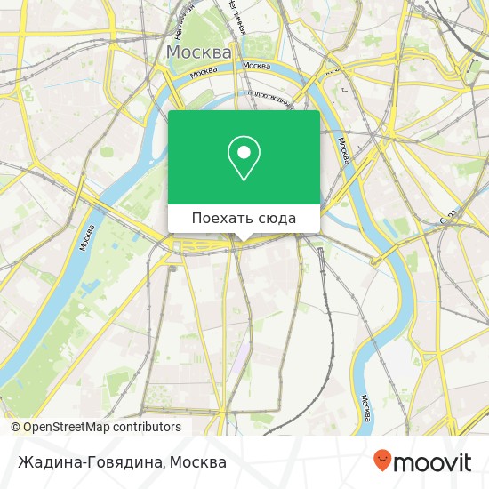 Карта Жадина-Говядина, Валовая улица Москва 115054