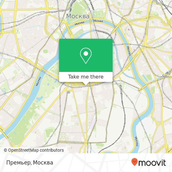Карта Премьер, Москва 119049