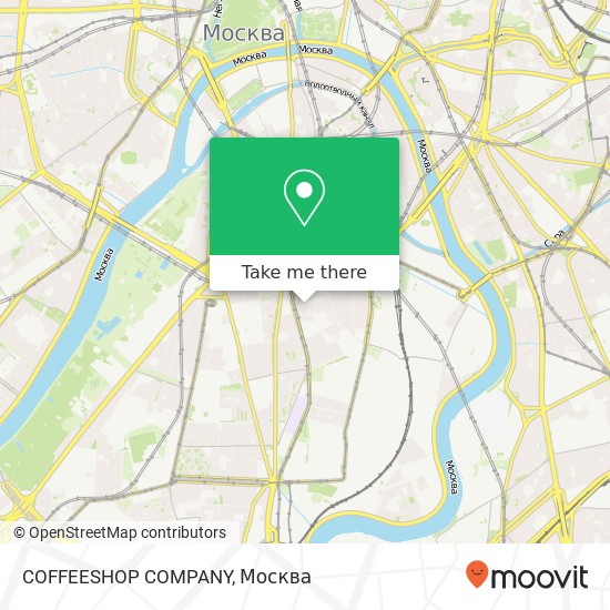 Карта COFFEESHOP COMPANY, Стремянный переулок Москва 115093