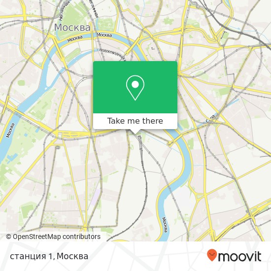 Карта станция 1, Москва 115054