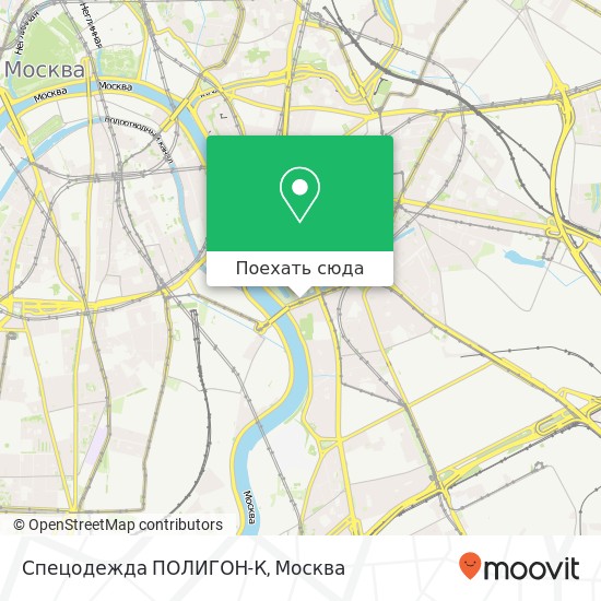 Карта Спецодежда ПОЛИГОН-К, Москва 115172