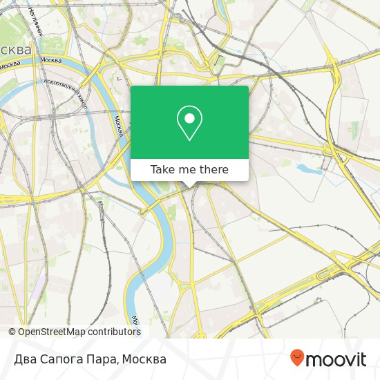 Карта Два Сапога Пара, Москва 109044