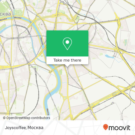 Карта Joyscoffee, Москва 109044