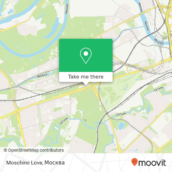 Карта Moschino Love, Москва 121108