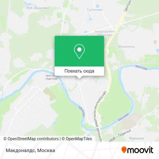 Карта Макдоналдс