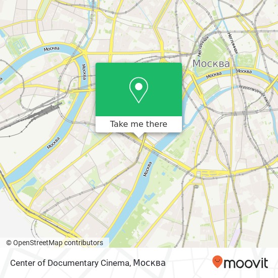 Карта Center of Documentary Cinema