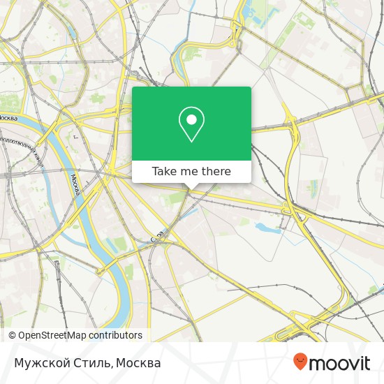 Карта Мужской Стиль, Нижегородская улица, 2 Москва 109147