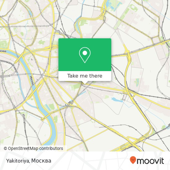 Карта Yakitoriya, Нижегородская улица Москва 109147