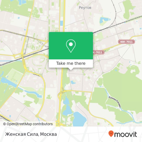 Карта Женская Сила, Москва 111673