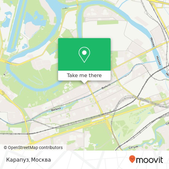 Карта Карапуз, Москва 121433