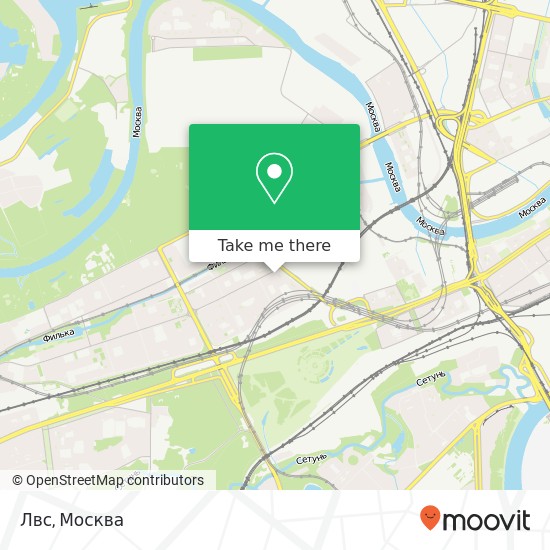 Карта Лвс, Москва 121096