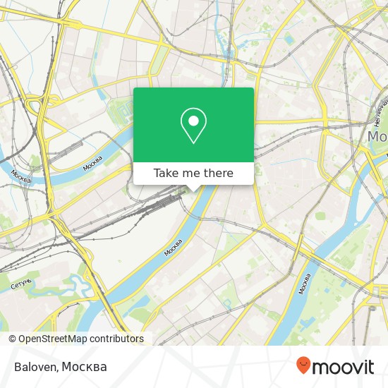 Карта Baloven, Москва 121059