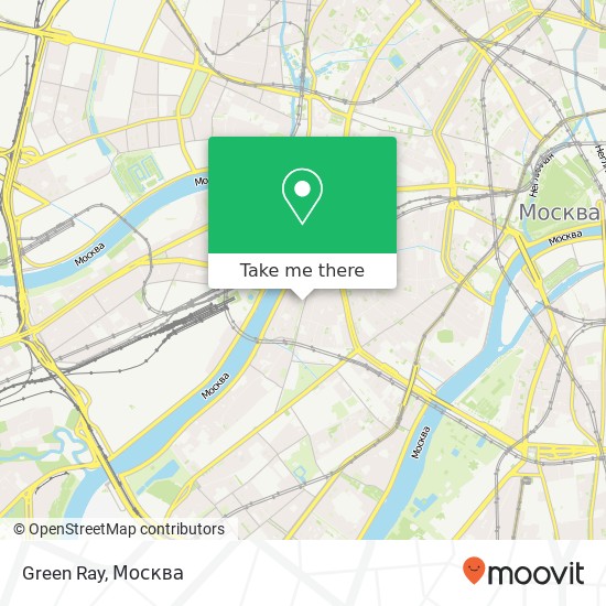 Карта Green Ray, Москва 119121