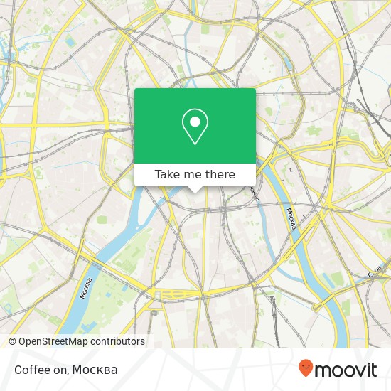 Карта Coffee on, Москва 115035
