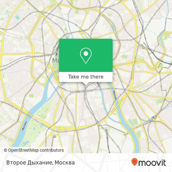 Карта Второе Дыхание, Москва 115035