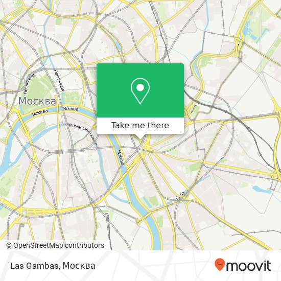 Карта Las Gambas, Москва 109240
