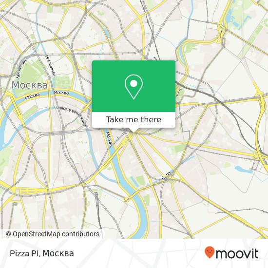 Карта Pizza PI, Москва 109044