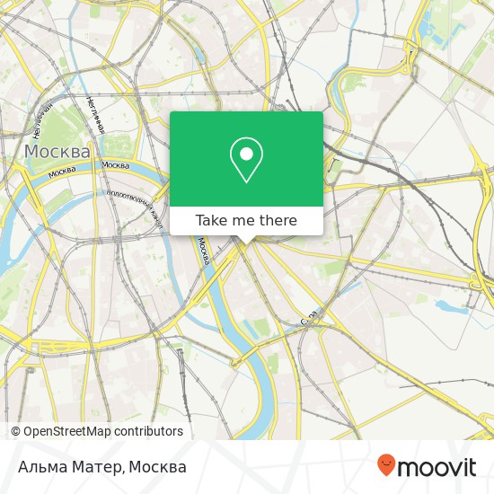 Карта Альма Матер, Таганская площадь, 12 Москва 109044