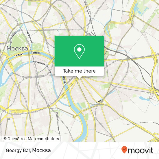 Карта Georgy Bar, Таганская площадь, 12 Москва 109044
