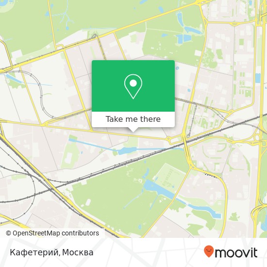 Карта Кафетерий, Москва 111394