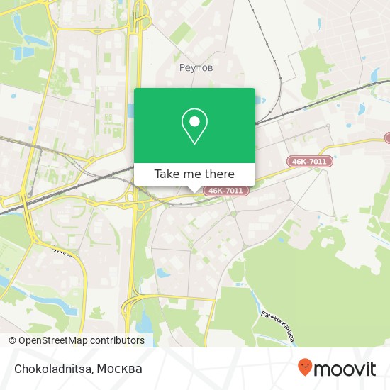 Карта Chokoladnitsa, Носовихинское шоссе Москва 111672