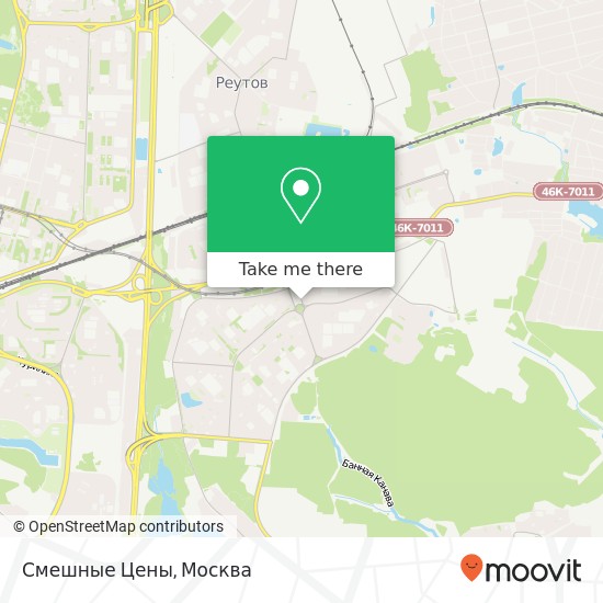 Карта Смешные Цены, Городецкая улица, 5 Москва 111672