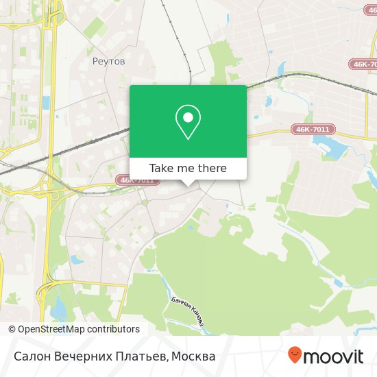 Карта Салон Вечерних Платьев, Новокосинская улица Москва 111672