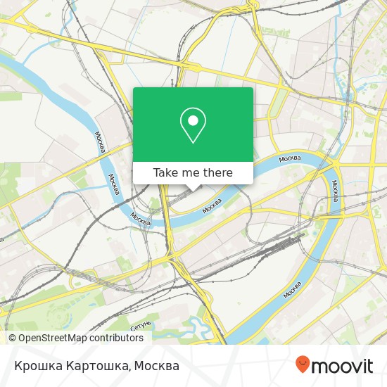 Карта Крошка Картошка, Москва 123317