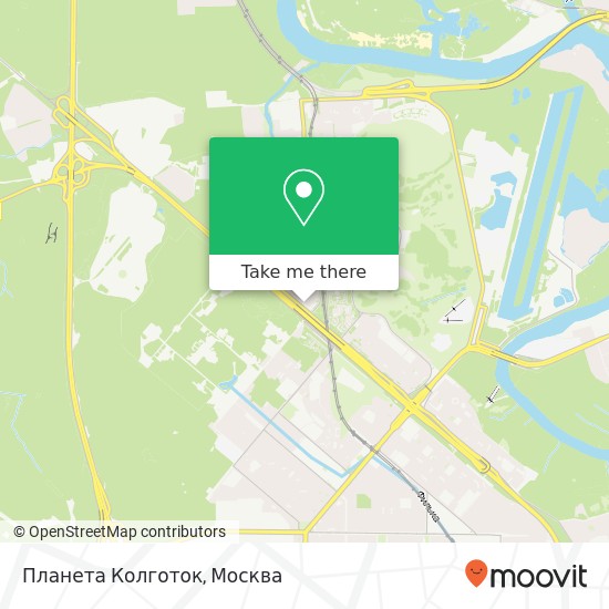 Карта Планета Колготок, Рублёвское шоссе, 48 Москва 121609