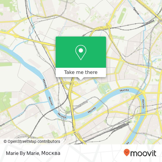 Карта Marie By Marie, Москва 123317