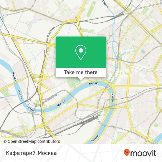 Карта Кафетерий, Москва 123610