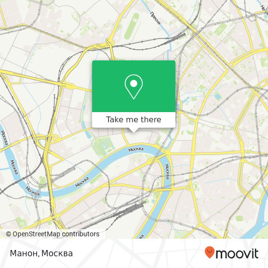 Карта Манон, Москва 123022