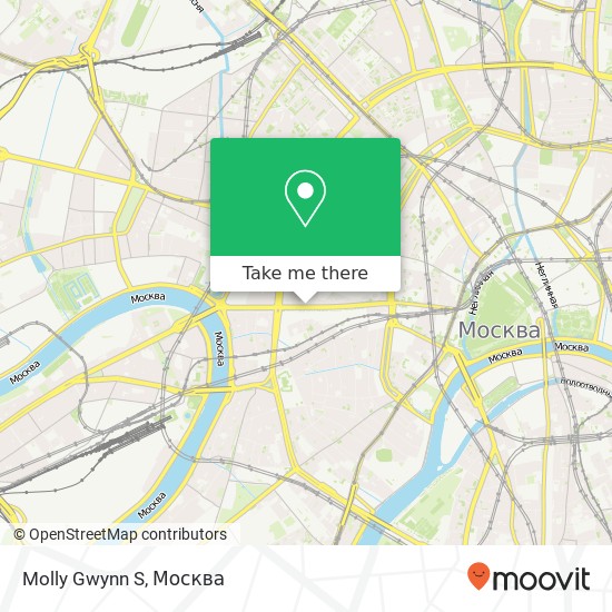 Карта Molly Gwynn S, улица Новый Арбат, 24 Москва 119019