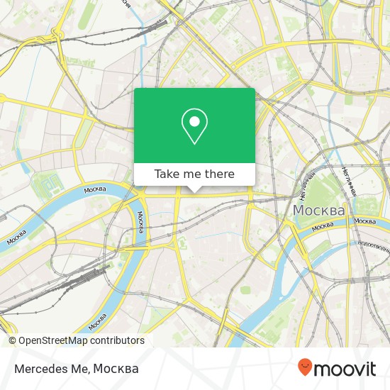 Карта Mercedes Me, улица Новый Арбат, 24 Москва 119019