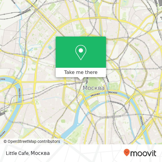 Карта Little Cafe, Москва 125009