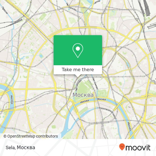 Карта Sela, Манежная площадь, 1 Москва 125009