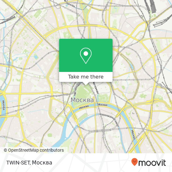 Карта TWIN-SET, Красная площадь, 3 Москва 109012