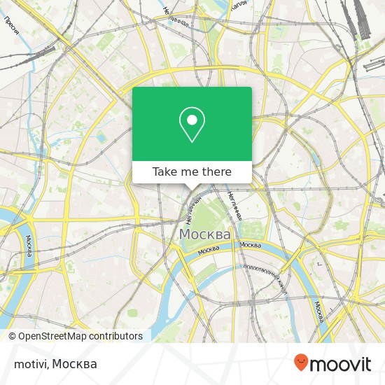 Карта motivi, Манежная площадь, 1 Москва 125009