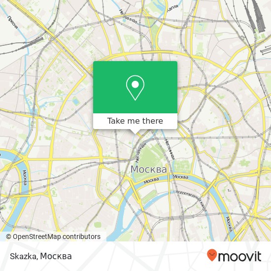 Карта Skazka, Тверская улица Москва 125009
